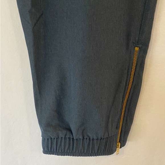 Albion womens XXL smoky teal Jetsetter jogger pull on high waist zipper ankle - Picture 6 of 14